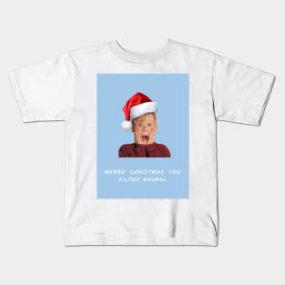 Home Alone Merry Christmas You Filthy Animal Kids T-Shirt